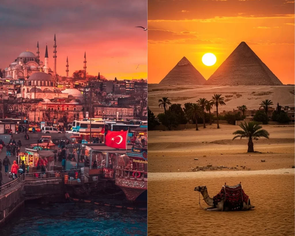 “Turquía y Egipto”